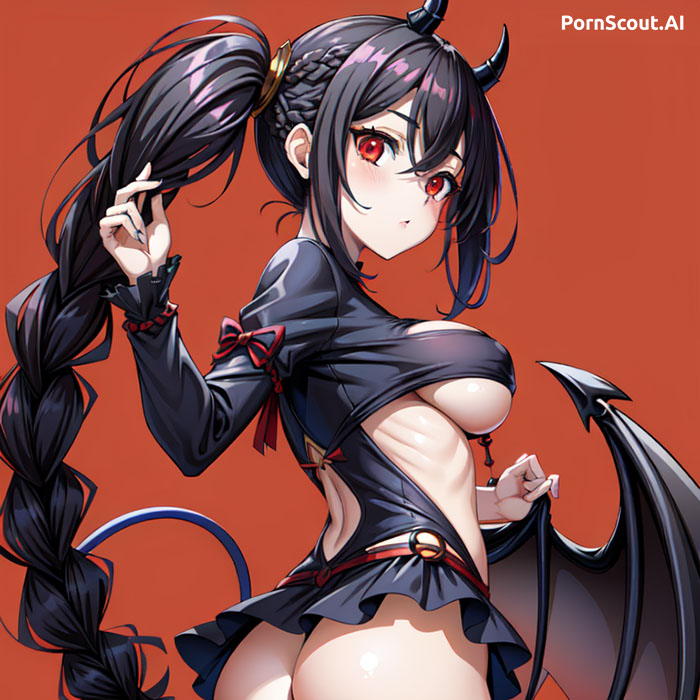 hentai sexy gothic demon girl